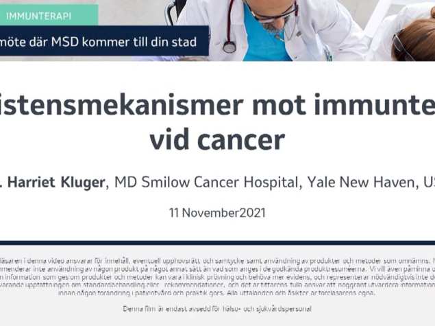 Webinar - Resistensmekanismer mot immunterapi vid cancer