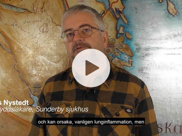 Intervju med smittskyddsläkare Anders Nystedt om att förebygga pneumokocksjukdom