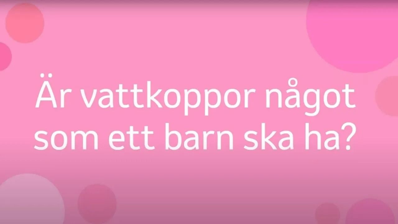 Är vattkoppor något som ett barn ska ha?