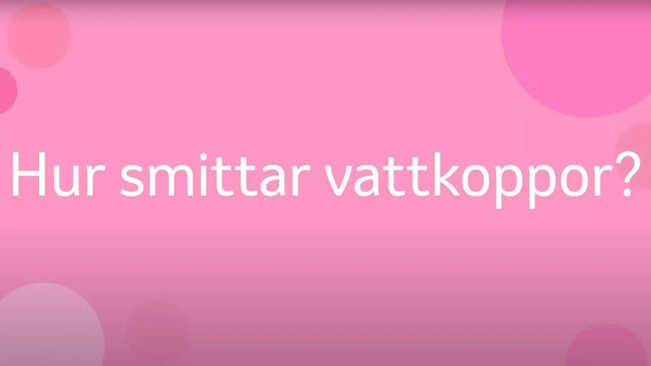 Hur smittar vattkoppor?