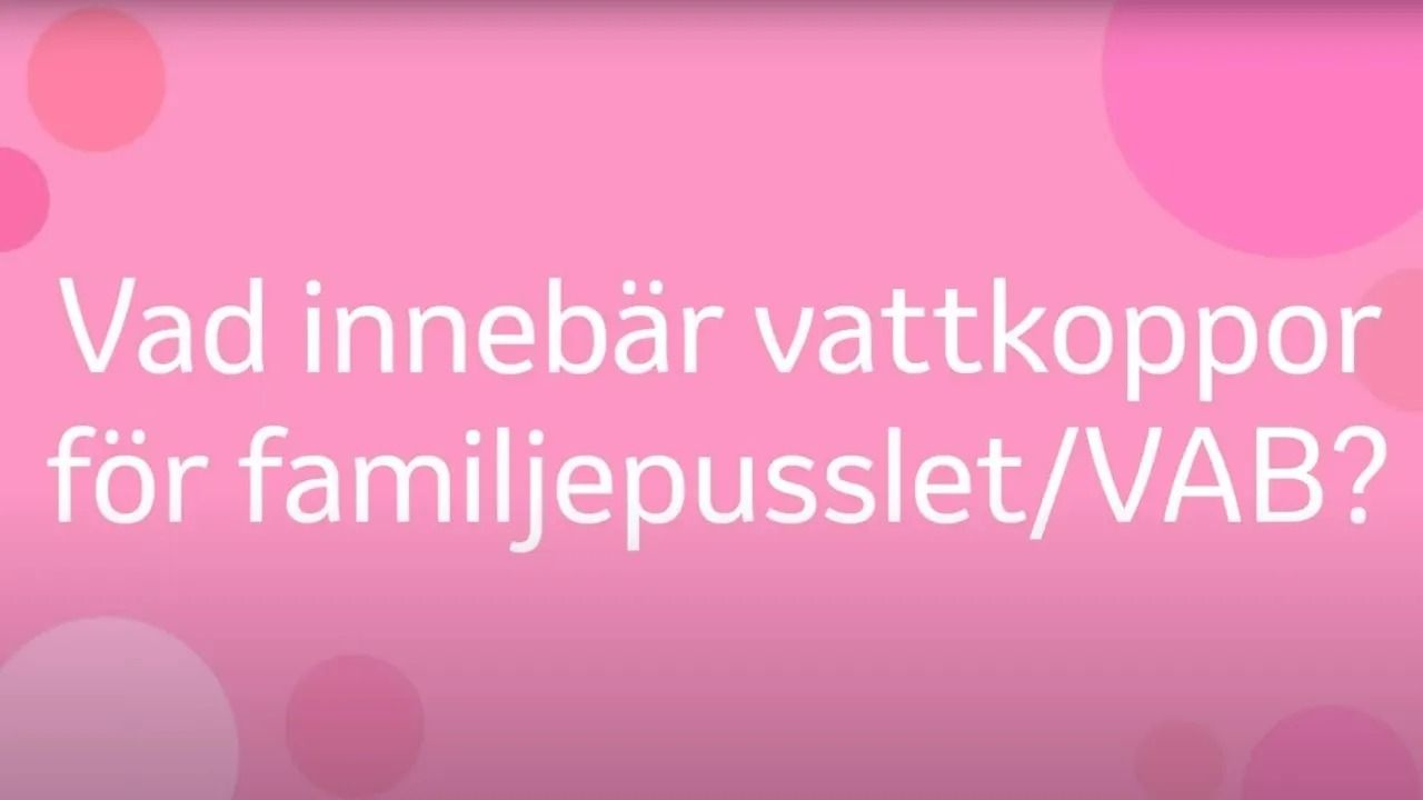 Vad innebär vattkoppor för familjepusslet/VAB?
